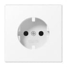 JUNG - Cazoleta SCHUKO® Serie LS blanco mate