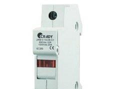 CRADY - Portafusibles 10x38 ZRM-0 GPV unipolar
