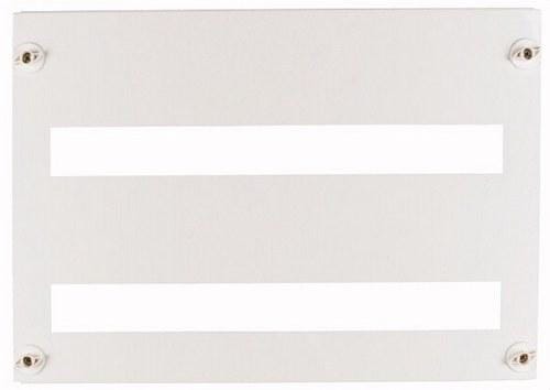 EATON - Carátula metal ventana 45mm con 33 módulos por fila 2 filas blanco