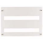 EATON - Carátula metal ventana 45mm con 33 módulos por fila 2 filas blanco