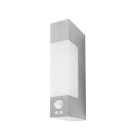 FORLIGHT - Aplique de pared Litus LED 400°K 6,6W inoxIncluye sensor de nocturnidad y movimiento