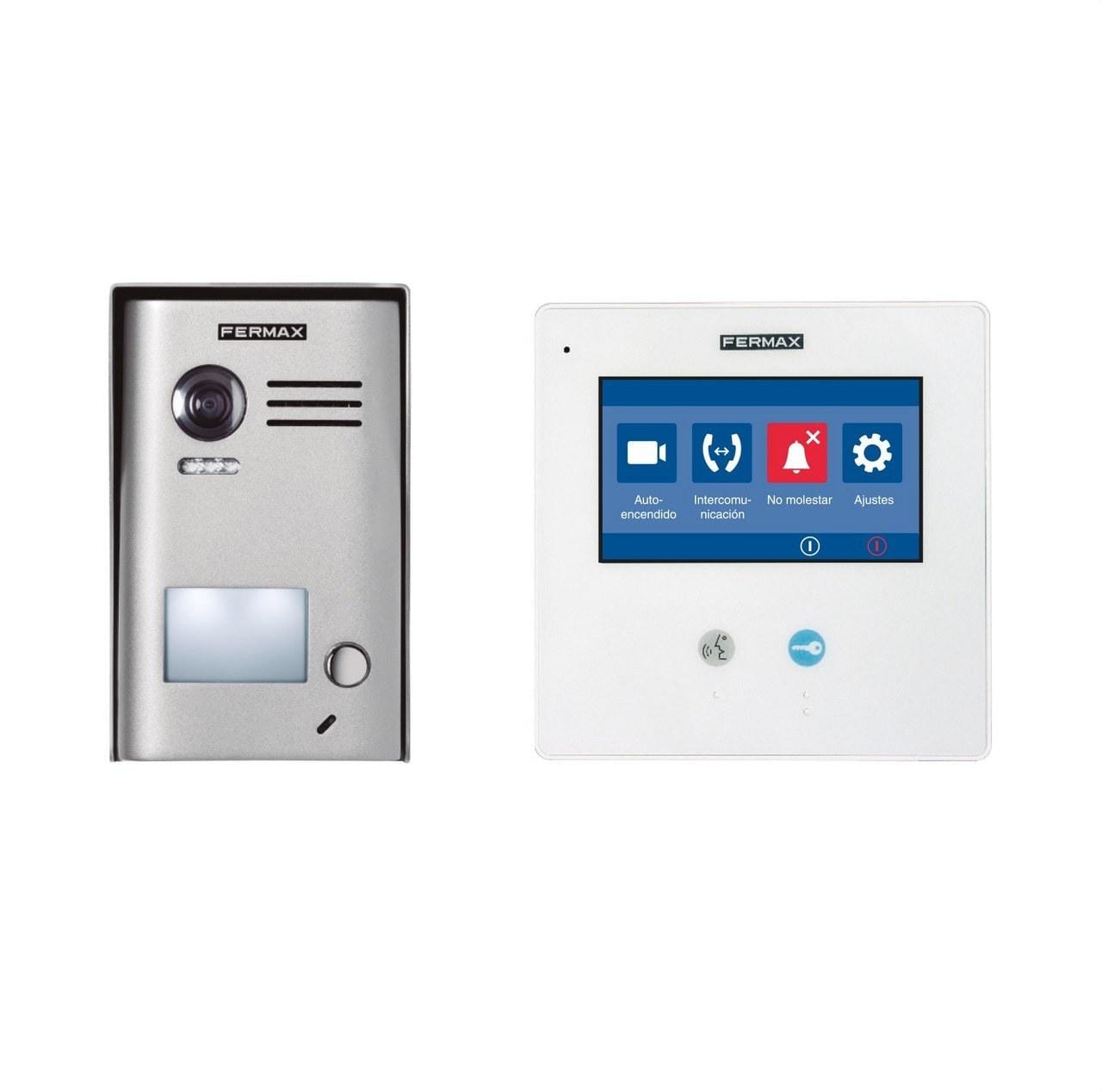FERMAX - Kit video WAY SLIM 4,3" 1/L para viviendas unifamiliares, blanco