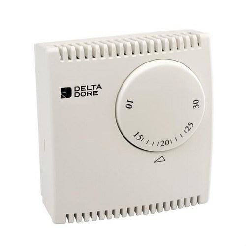 DELTA DORE - Termostato de ambiente mecánico filar TYBOX 10 para calefacción 230V