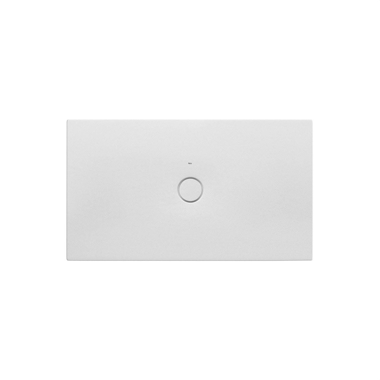 ROCA - Plato ducha extraplano Senceramic CRATOS 1400x800x35mm antideslizante con desagüe gran caudal blanco mate