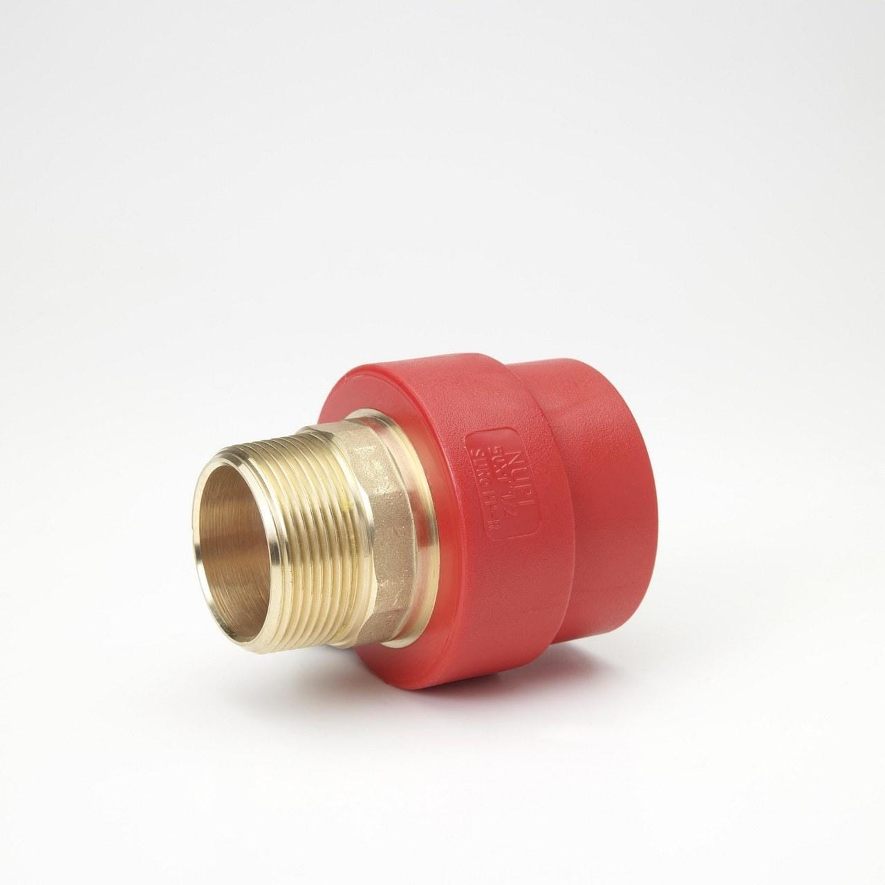NIRON - Enlace rosca M diámetro 40x1.1/4" NIRON RED soldar socket