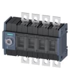 SIEMENS - Interruptor seccionador 250A tamaño 2 4P accionamiento frontal izquierdo aparato base sin maneta conexión plana