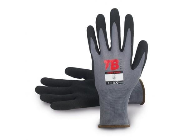 TB - GUANTE SOPORTE NAILON RECUBRIMIENTO NITRILO GALGA 13 Talla 10
