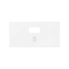 SIMON - Tapa cargador USB SIMON 100 con 1 boca blanco mate