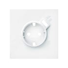 SIMON - Tapa SIMON 100 para base schuko con cargador USB blanco mate