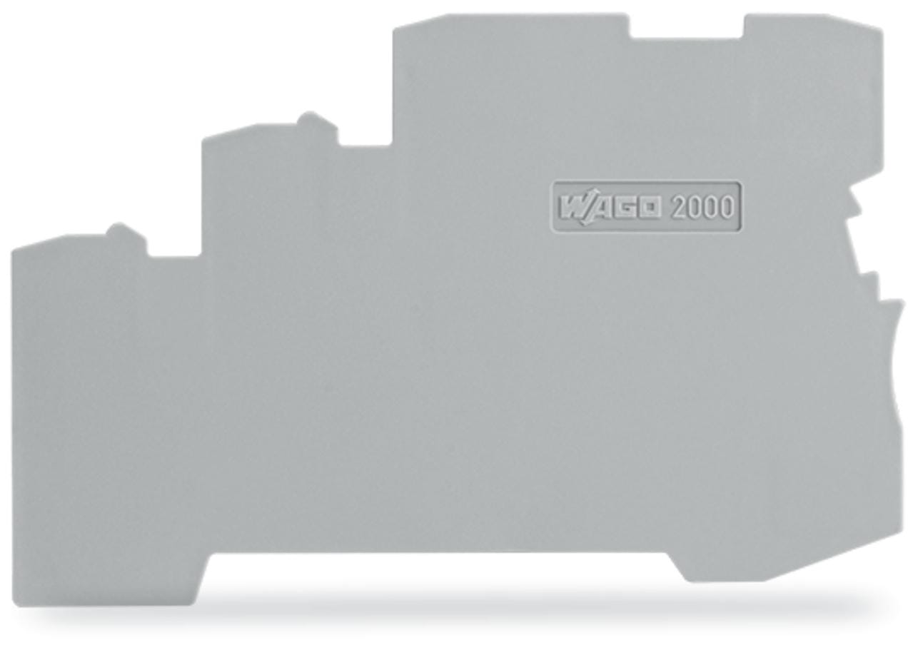 WAGO - Tapa borna sensor 1mm 3 conductores gris