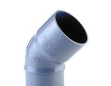 FERRO-PLAST - CODO EVACUACION M-H DIAMETRO 125/45