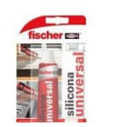 FISCHER - Silicona acética transparente F1 transparente 50gr (Blíster 1u)