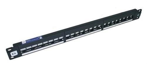 EK - Patch panel 24p PP 24 S rack 19" (sin keystone)