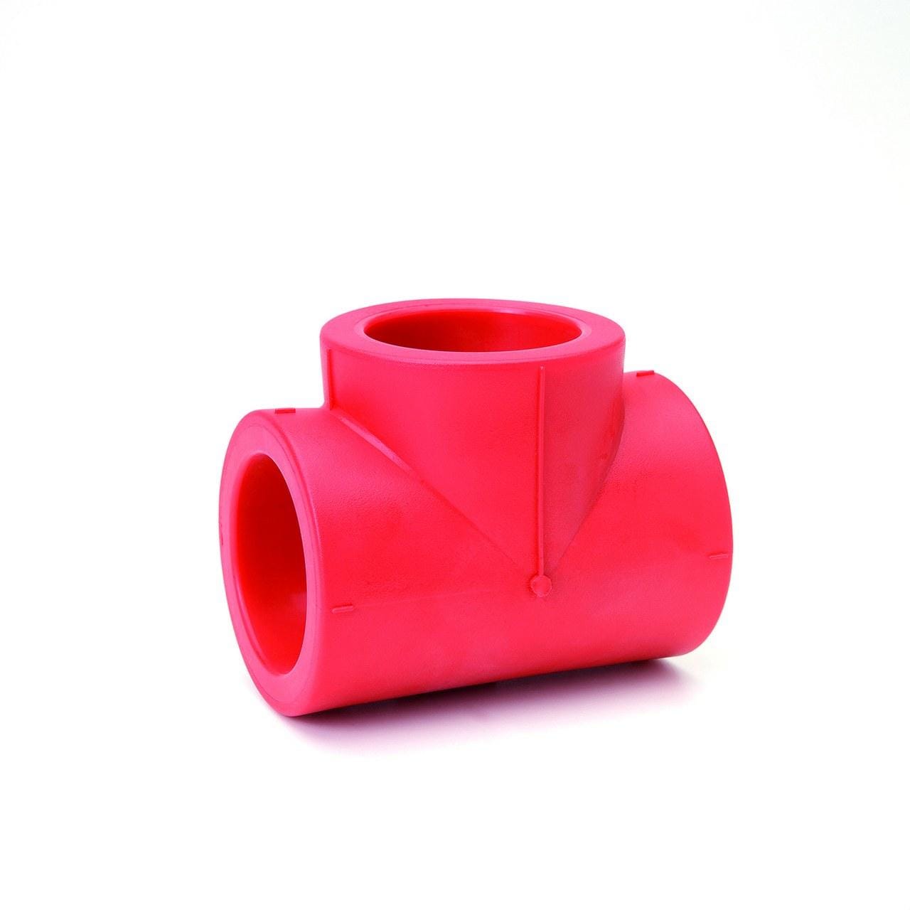 NIRON - Te diámetro 75 NIRON RED soldar socket