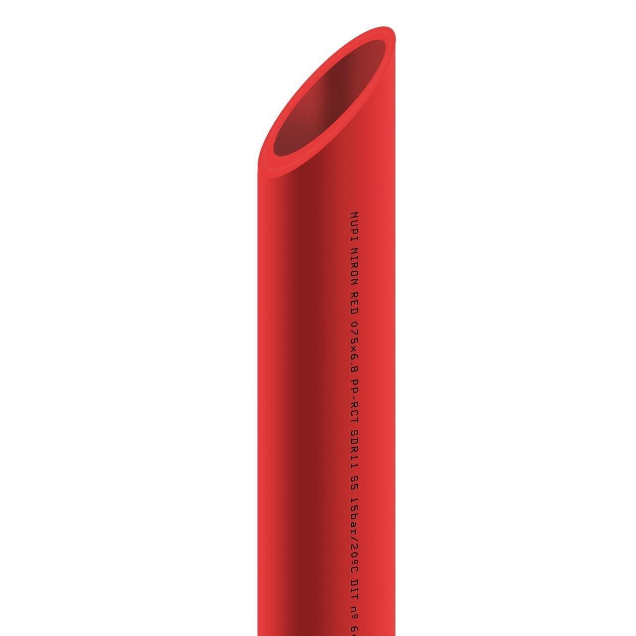 NIRON - Tubo NIRON RED monocapa PPR-CT diámetro 25 S5 SDR11 (Barra 5,8m)