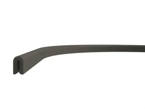 BASORTRAY - Cubrejuntas PBCH-20 PVC 1mm negro RAL 9011