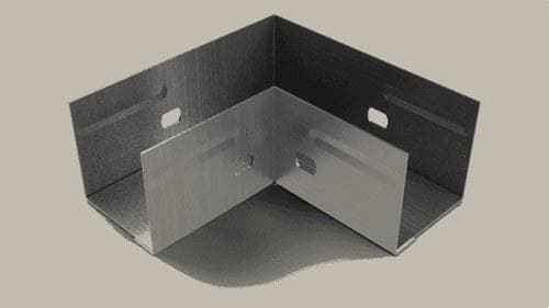 BASORTRAY - Curva plana CPER 50x50mm galvanizado sendzimir (GS)