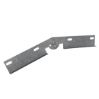 BASORTRAY - Unión articulada vertical JUER-A 100mm altura galvanizado en caliente (GC)