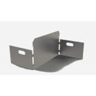 BASORTRAY - Reducción/tapa final REER 100x60mm galvanizado sendzimir (GS)