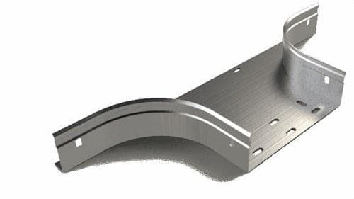 BASORTRAY - Derivación AS 300x100mm galvanizado sendzimir (GS)