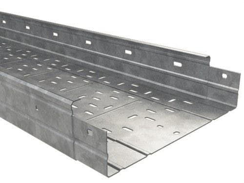 BASOR - Bandeja perforada reforzada FRE 100x80mm galvanizado sendzimir (GS)