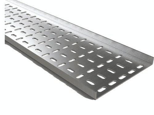 BASOR - Bandeja perforada U 50x15x2mm 2M galvanizado en caliente (GC)