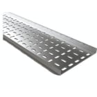 BASOR - Bandeja perforada U 100x15x2mm 2M galvanizado en caliente (GC)