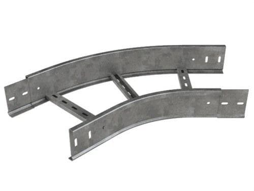 BASORTRAV - Curva plana escalera CPFE-300 300x100x2mm galvanizado en caliente (GC)