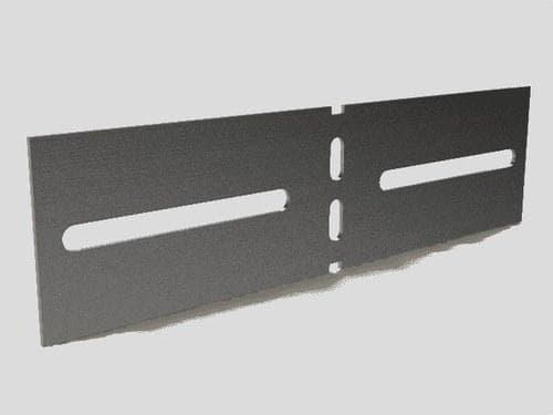 BASORTRAV - Unión articulada horizontal JUFE-B 100mm altura galvanizado en caliente (GC)