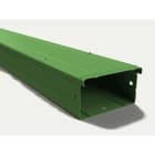 BASORCANAL - Canal estanca CT 100x300mm galvanizado sendzimir+poliéster verde (GSP 6011)