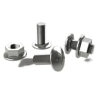 BASORFIX - Conjunto B2 cincado (EZ) tornillo M8 DIN603 y tuerca DIN6923 (Pack 100u)