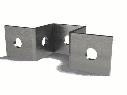 BASORFIX - Accesorio unión 4182E envolvente galvanizado en caliente (GC70)