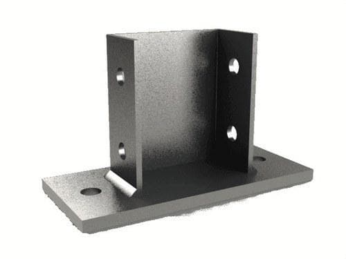 BASORFIX - Cabezal K82 con fijación 1 eje galvanizado en caliente (GC70)