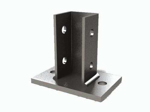 BASORFIX - Cabezal K41 con fijación 1 eje galvanizado en caliente (GC70)
