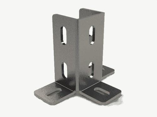 BASORFIX - Accesorio soporte SB41 galvanizado en caliente (GC70)