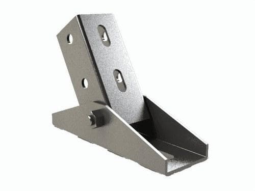BASORFIX - Cartela articulada KA41 galvanizado en caliente (GC)