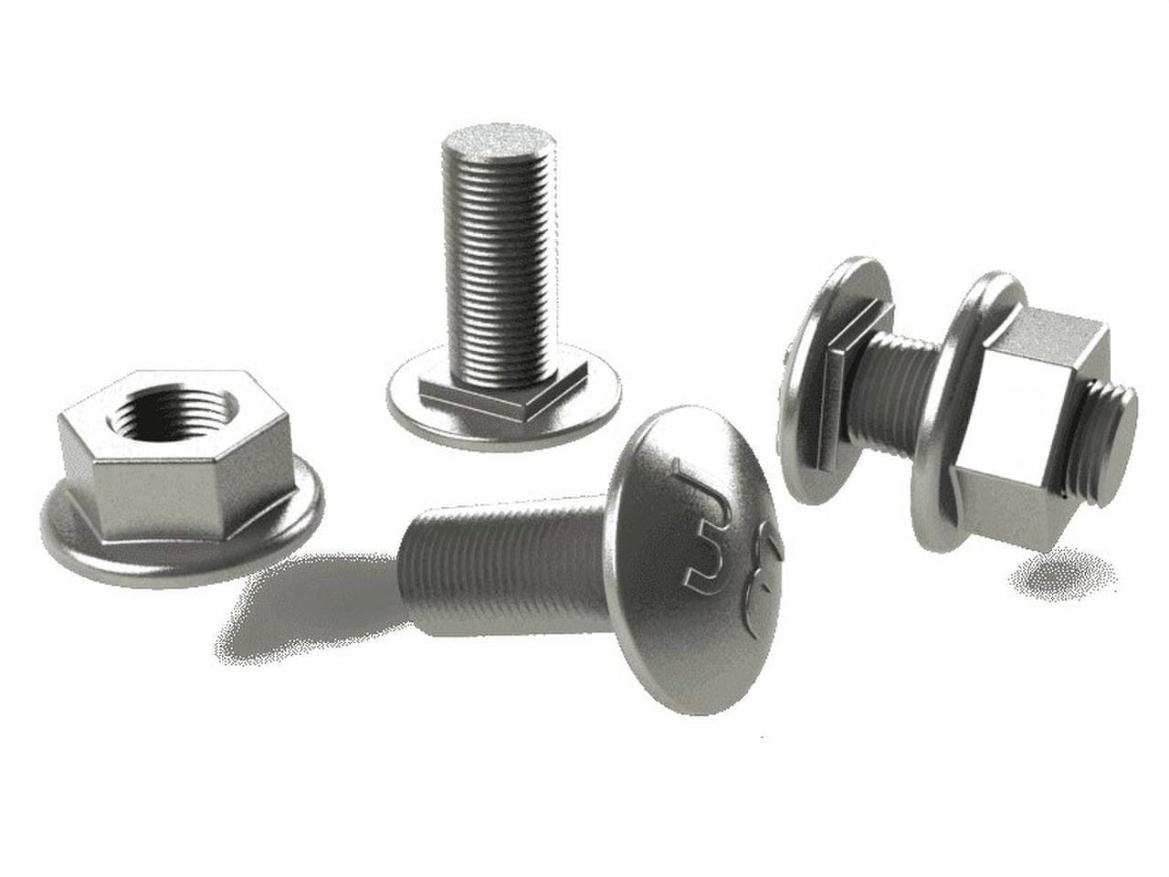 BASORFIX - Pack B2 galvanizado en caliente (GC) tornillo M8 y tuercaDIN6923 (Pack 100u)