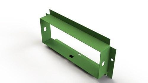 BASORCANAL - Acoplamiento AC 60/60x120mm galvanizado sendzimir+poliéster verde (GSP 6011)