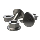 BASORFIX - Conjunto B3 galvanizado en caliente (GC) tornillo M10 y tuercaDIN6923 (Pack 50u)