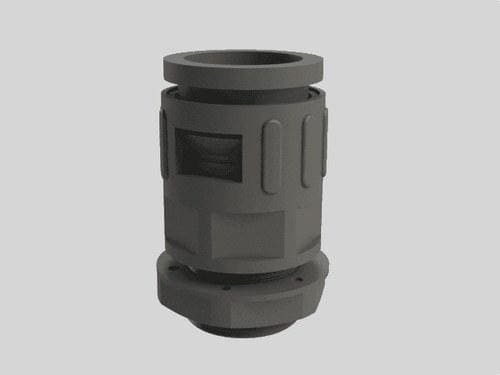 BASORFLEX - Racor BGQ 16PG11 PA6 libre de halógenos gris RAL 7031