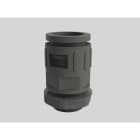 BASORFLEX - Racor BGQ 16PG11 PA6 libre de halógenos gris RAL 7031