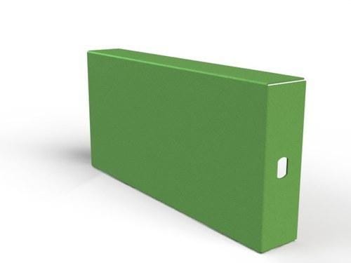 BASORCANAL - Tapa final TFCT 80x140mm galvanizado sendzimir+poliéster verde (GSP 6011)