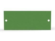 BASORCANAL - Tapa ciega TCCT 60mm galvanizado sendzimir+poliéster verde (GSP 6011)