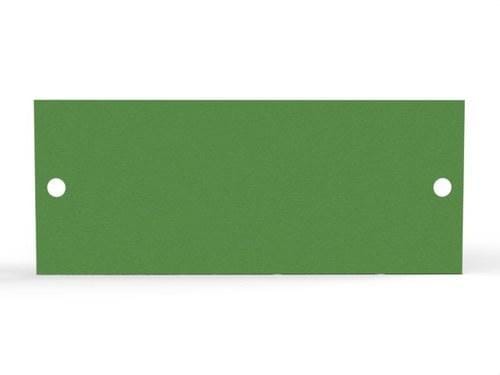BASORCANAL - Tapa ciega TCCT 80mm galvanizado sendzimir+poliéster verde (GSP 6011)