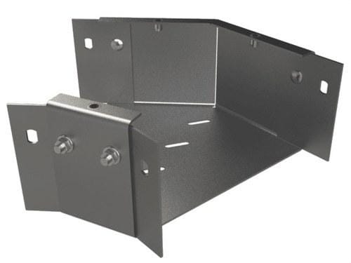 BASORCANAL - Curva plana 45° CPWT45 200x100mm galvanizado sendzimir (GS)