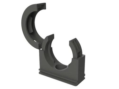 BASORFLEX - Soporte tubo SPFLEX 42 PA6 libre de halógenos gris RAL 7031