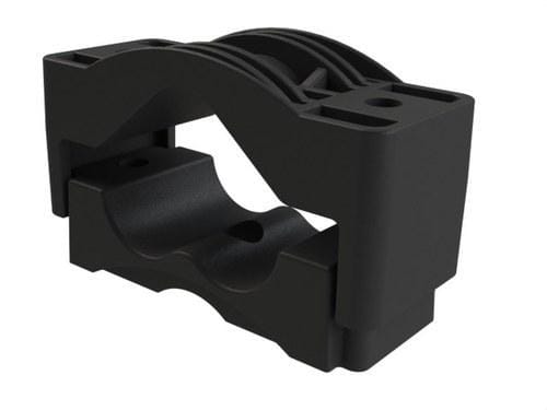 BASORFIX - Abrazadera para terna de cables triple 38-51mm diámetro PAFV