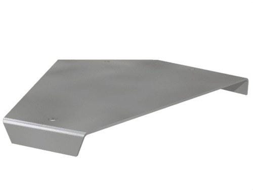 BASORCANAL - Tapa curva plana 45° TSCPWT45 200mm galvanizado sendzimir (GS)