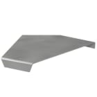 BASORCANAL - Tapa curva plana 45° TSCPWT45 200mm galvanizado sendzimir (GS)
