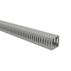 BASORBLOC - Canal ranurada QRL altura 25x25mm para cuadros eléctricos PVCM1 RAL 7030
